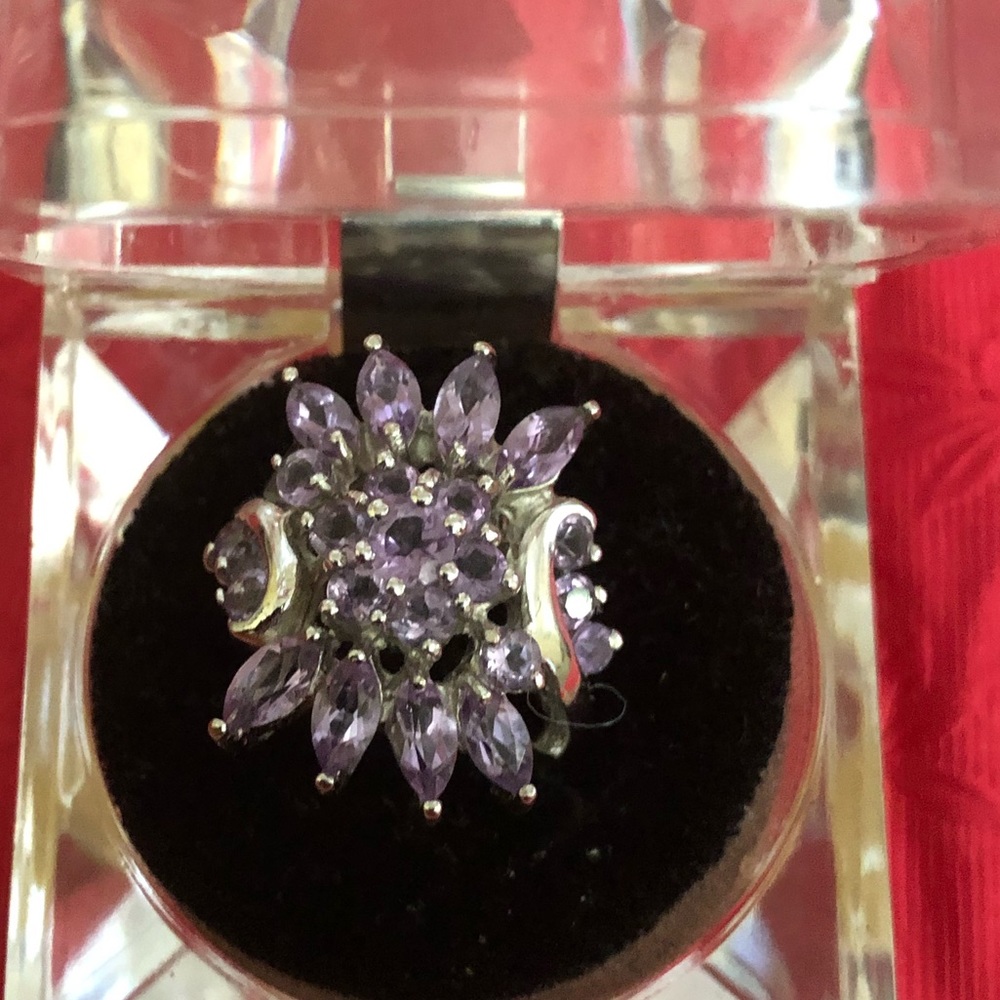 Amethyst and Peridot Ring
